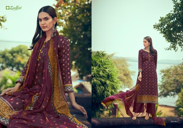 Zulfat Fashion Era Fancy Cotton Printed Dress Materials 